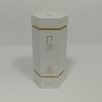 Skin care top and base tube box with hot stamping YZ001